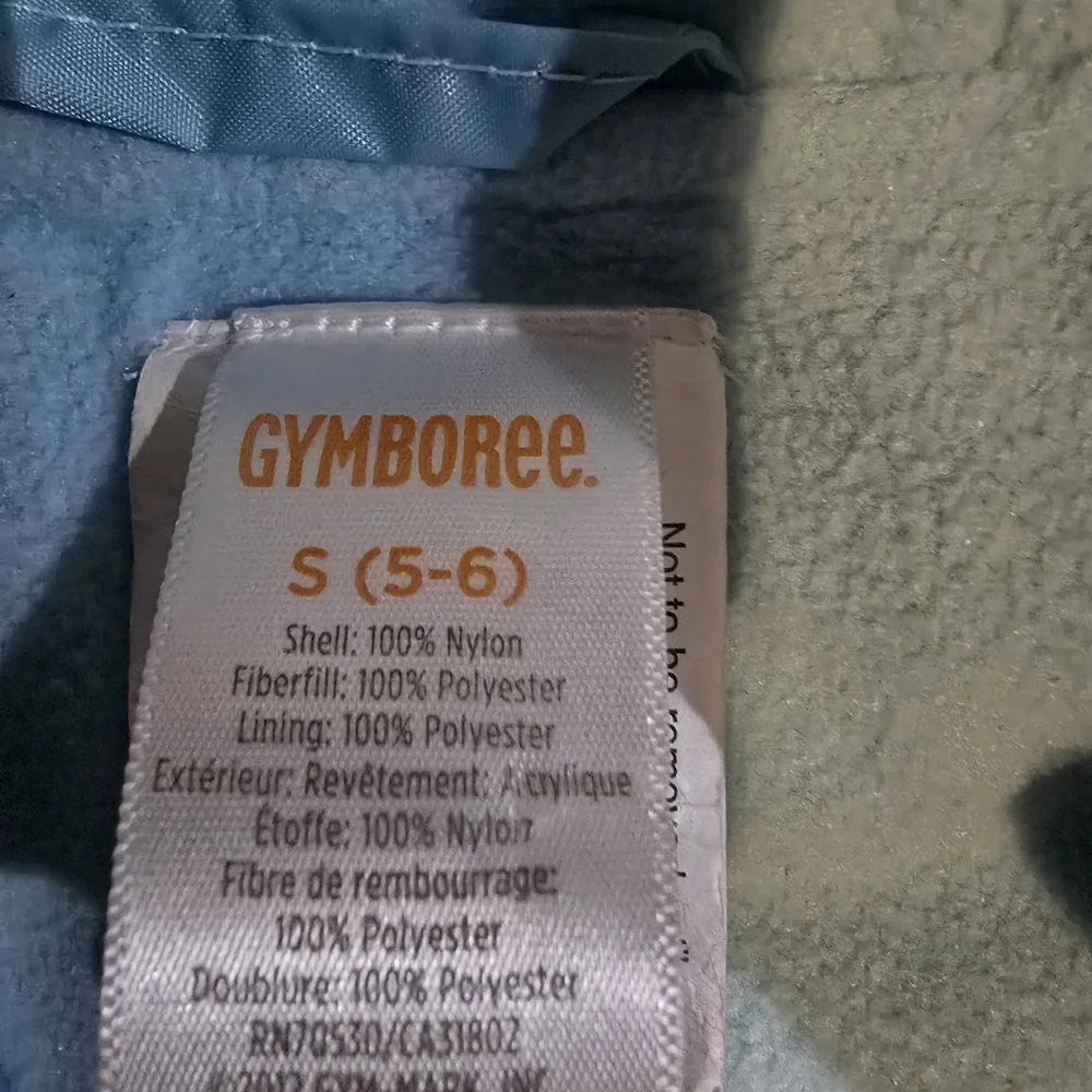 Gymboree Teal Puffer Hooded Vest With Bow Sinched Waist Clean Winter Wear